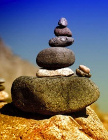 balanced stones