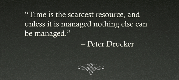 Drucker time quote
