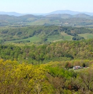 A bucolic Virginia scene from the Blue Ridge Parkway. 