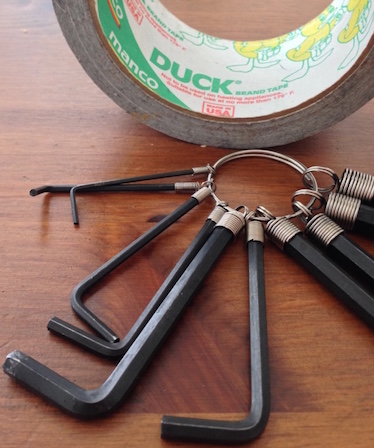 Allen wrenches and duct tape